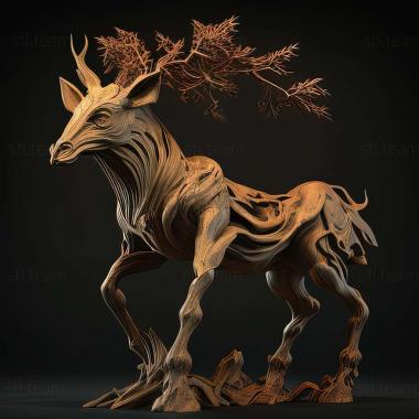 3D model Dendrocerus (STL)